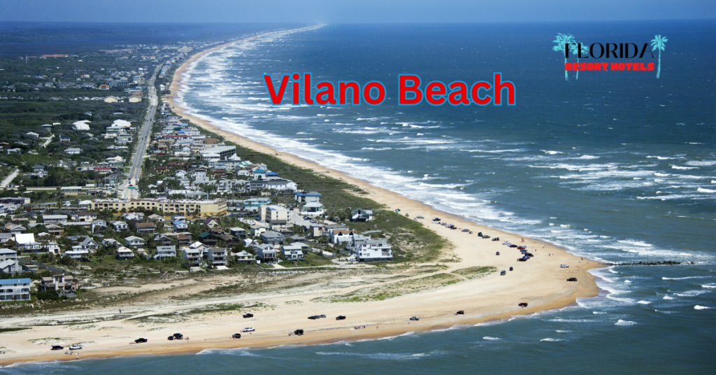 Vilano Beach photo from a helicopter 